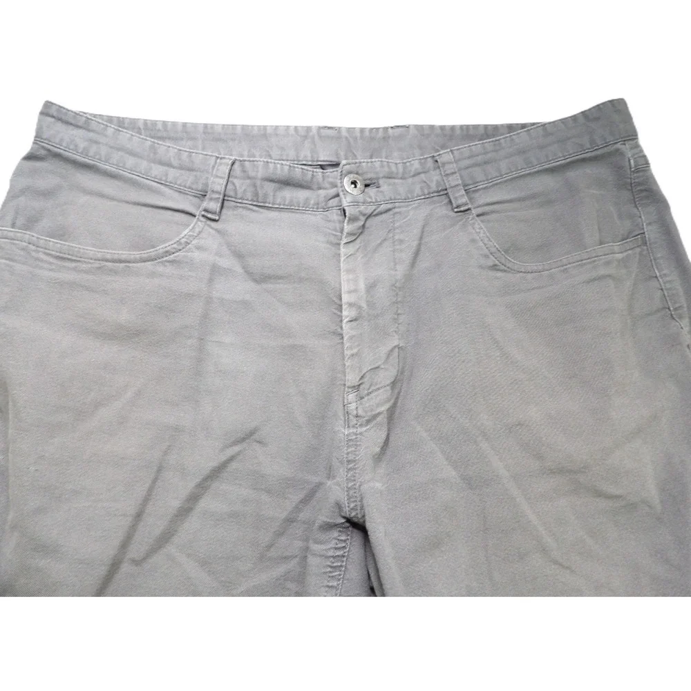 The North Face Motion Hiking Trail Chino Pants Cotton Stretch Men 38 Short Gray